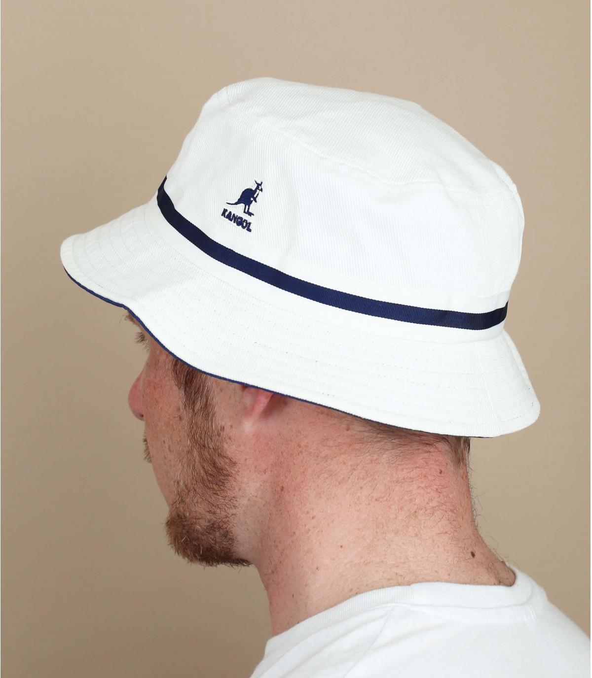 bob Kangol blanc rayure Stripe Lahinch white bob Kangol blanc rayure Stripe Lahinch white
